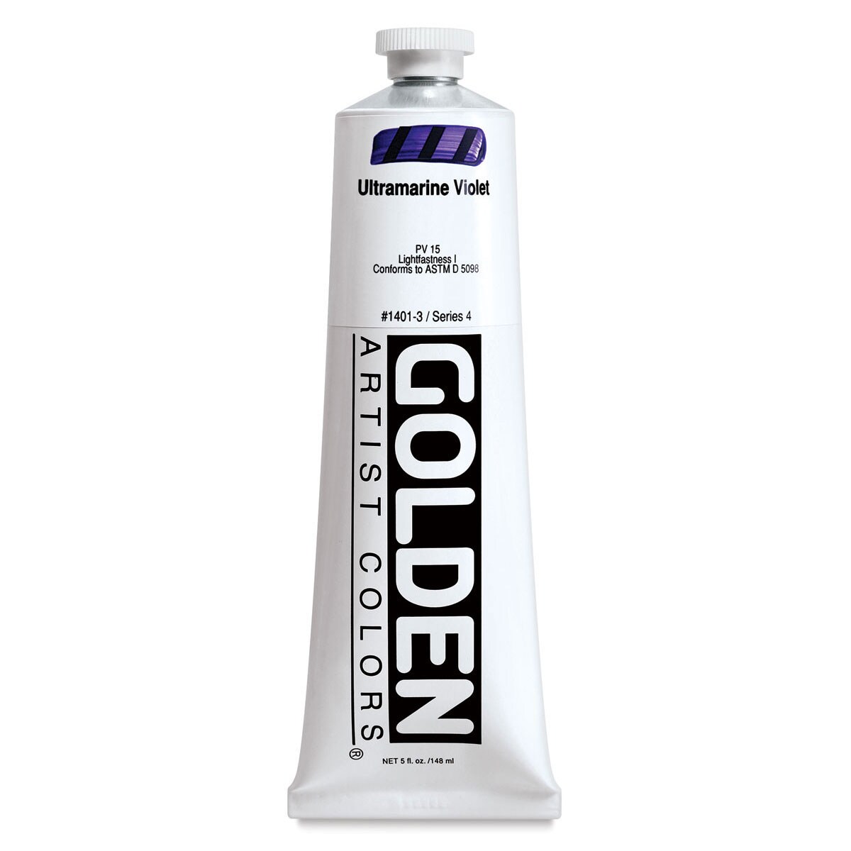 Golden Heavy Body Artist Acrylics - Ultramarine Violet, 5 oz Tube