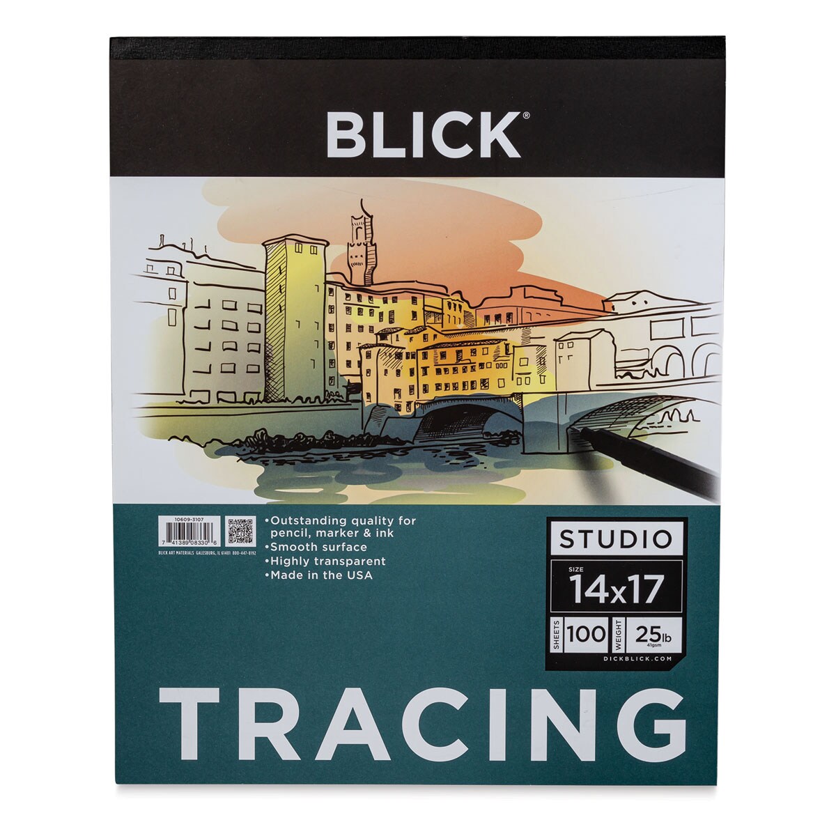 Blick Studio Tracing Paper Pad - 14&#x22; x 17&#x22;, 100 Sheets