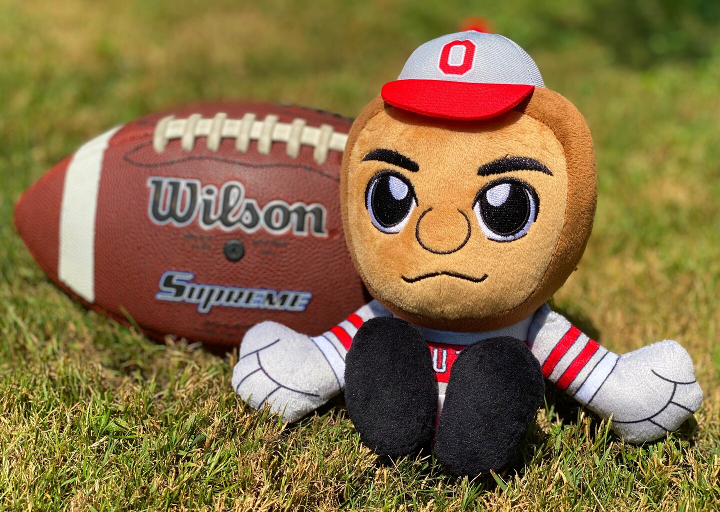 Bleacher Creatures Ohio State Buckeyes Brutus Mascot 8" Kuricha Sitting Plush