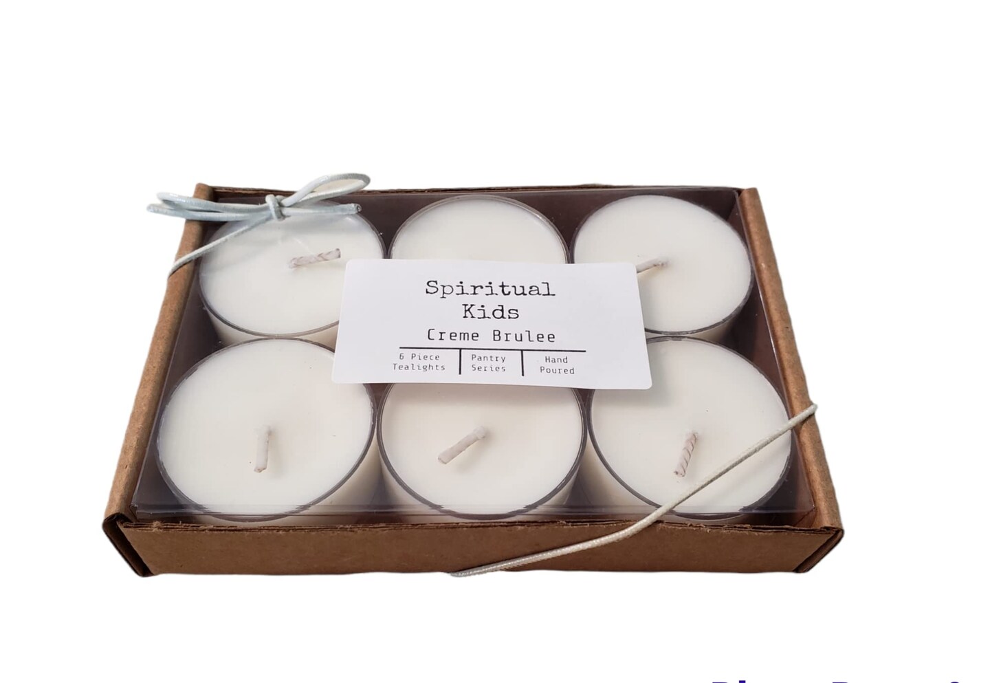 Creme Brulee All Natural Soy Wax Tealights 6 Count Hand Poured with Fragrant/Essential Oils!