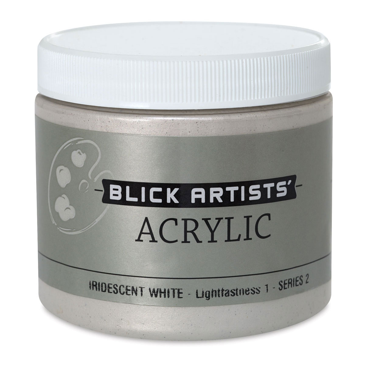 Blick Artists&#x27; Acrylic - Iridescent White, 16 oz jar