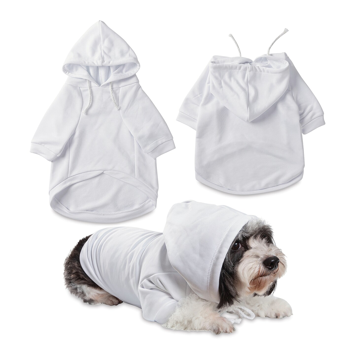 Craft Express Sublimation Printing Pet Product - Pet Hoodie, Large, Pkg of 2
