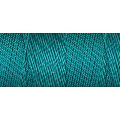 C-Lon Fine Weight Bead Cord (Tex 135), Teal - 0.4mm, 50 Yard Spool