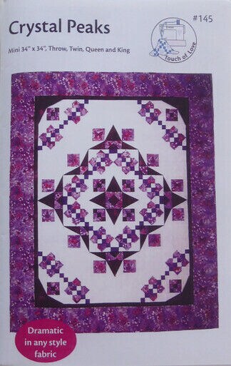 Pattern Crystal Peaks 6 Sizes by Gwen Lundgren Intermediate Skill Level