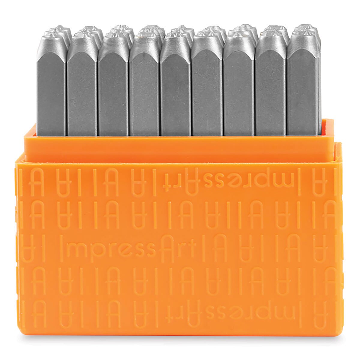 ImpressArt Letter and Number Stamp Set - Sans Serif, Uppercase Letters, Set of 27
