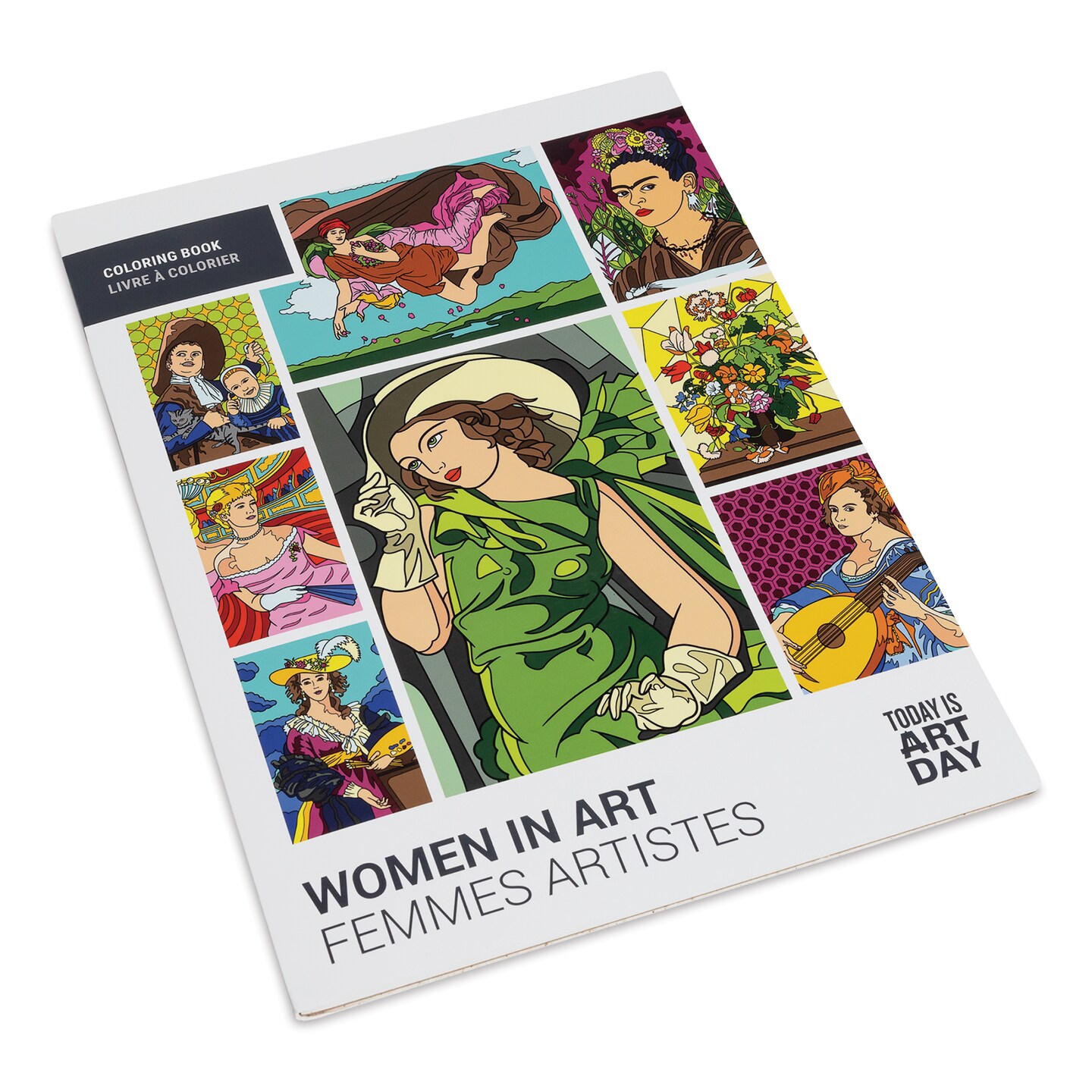 Today Is Art Day Art History Coloring Book - Women in Art