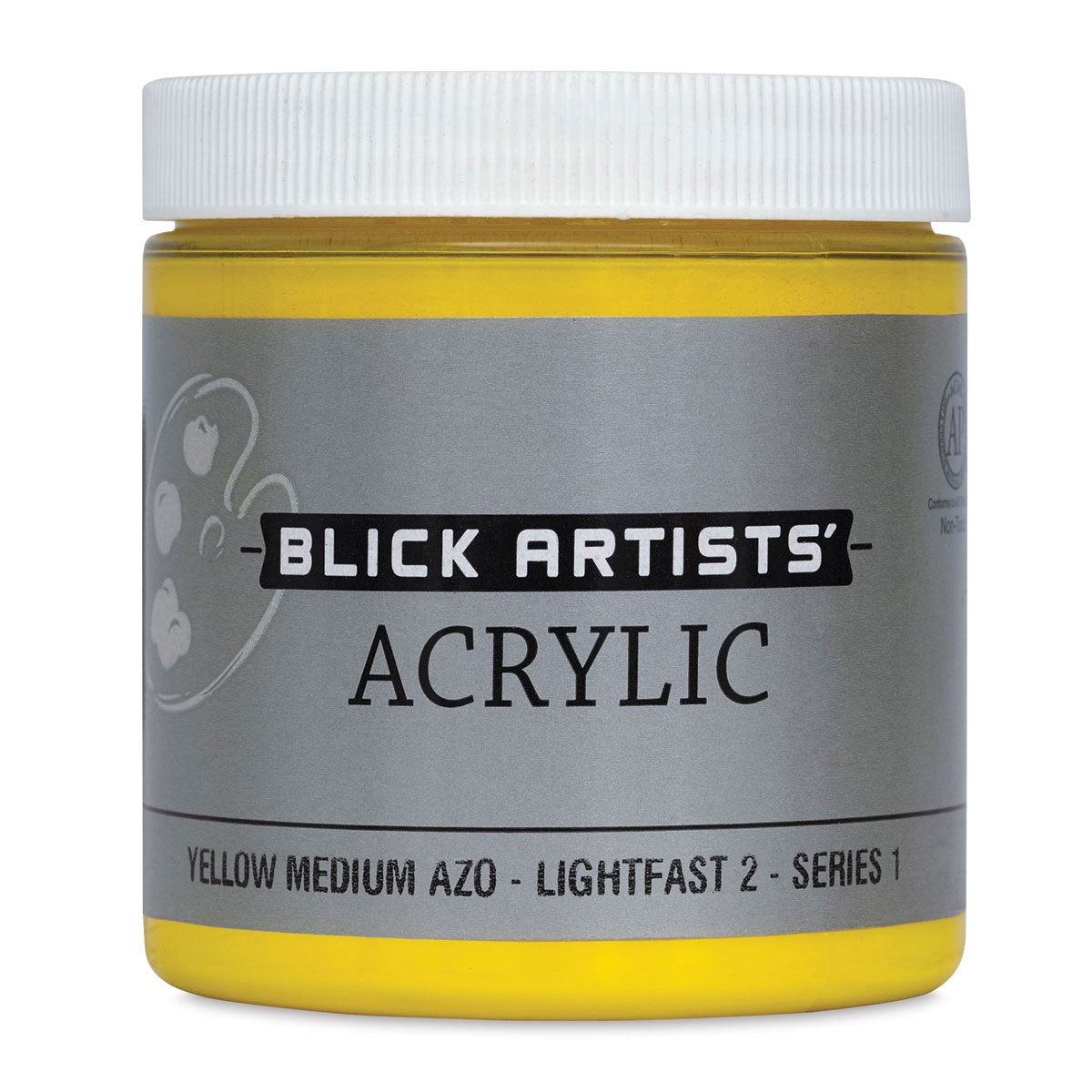 Blick Artists' Acrylic Yellow Medium Azo, 8 oz jar Michaels