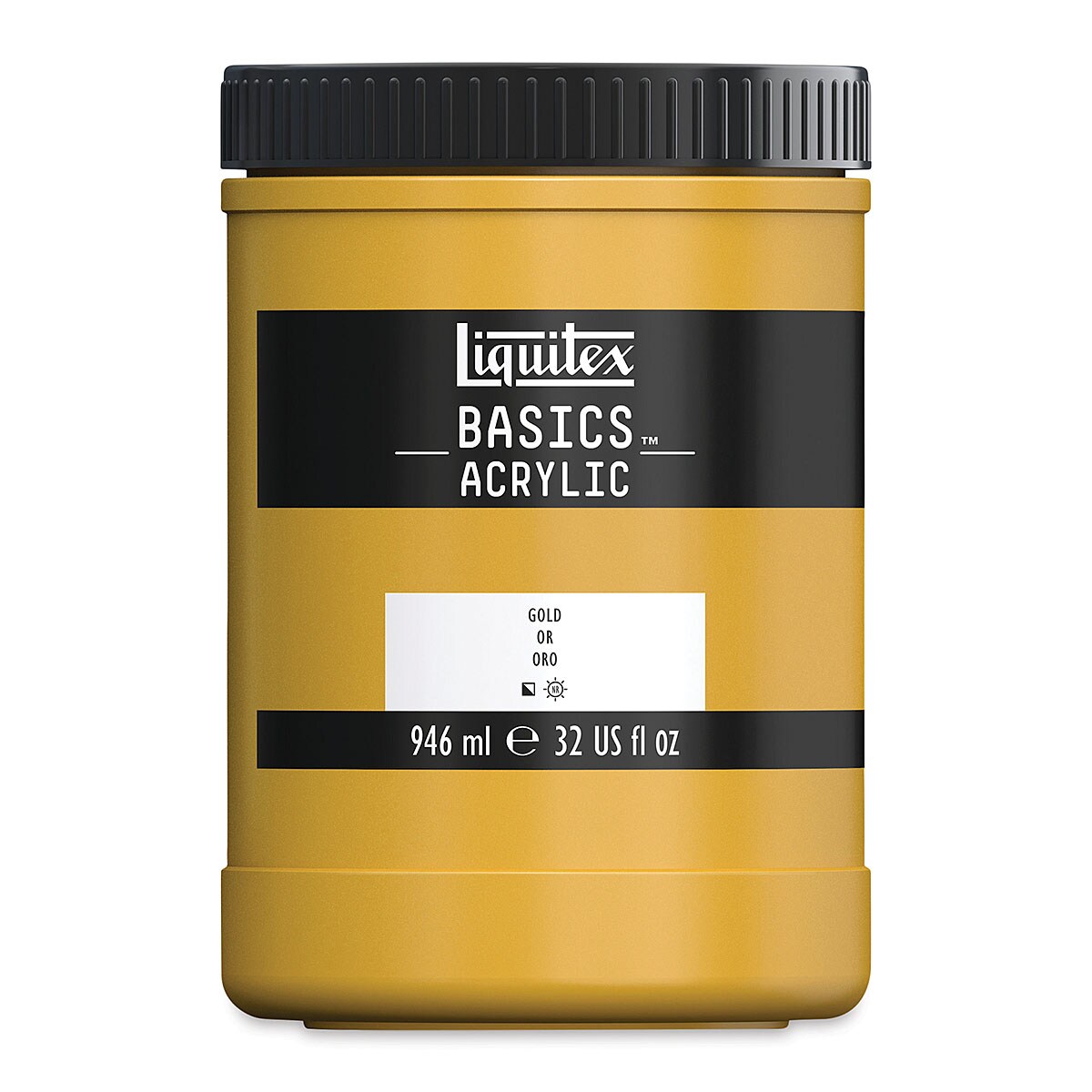 Liquitex Basics - Gold, 32 oz jar