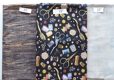 Sewing Browns 1 Yds 31 Cotton Fabric Last of the Best End of Bolt
