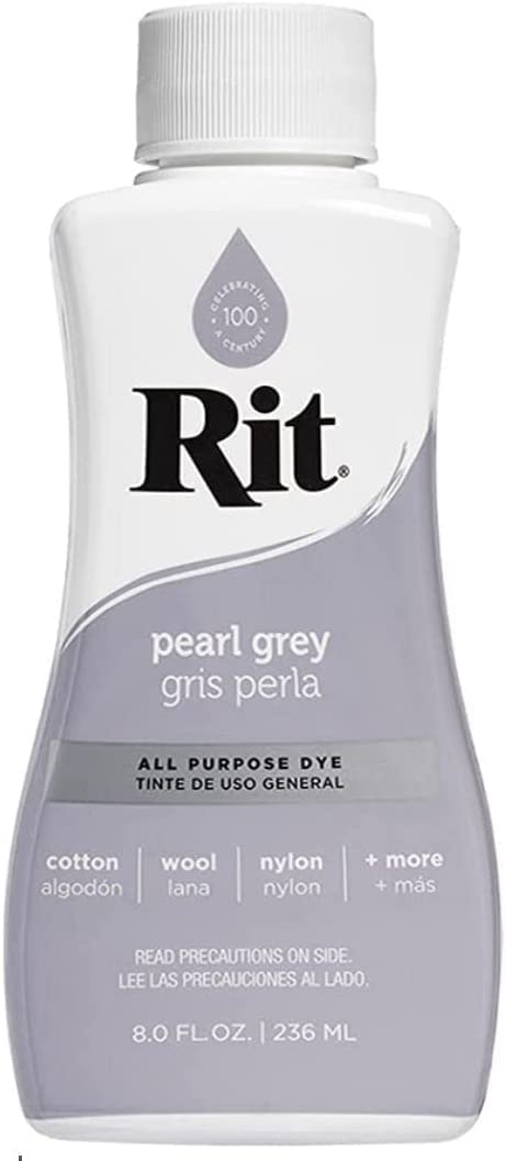 Rit Dye Liquid Pearl Gray All-Purpose Dye 8oz, Pixiss Tie Dye