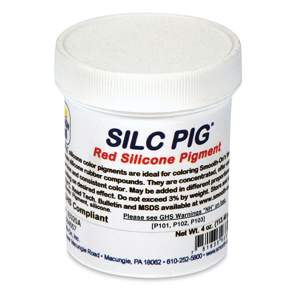 Smooth-On Silc Pig Silicone Color Pigment - Red, 4 oz