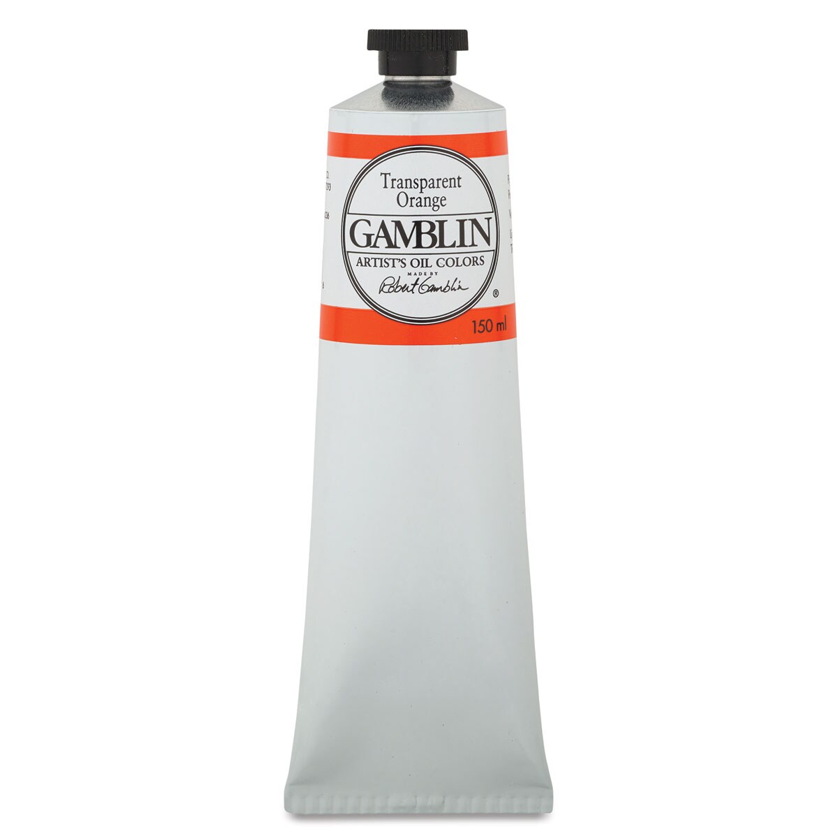 Gamblin Artist&#x27;s Oil Color - Transparent Orange, 150 ml tube