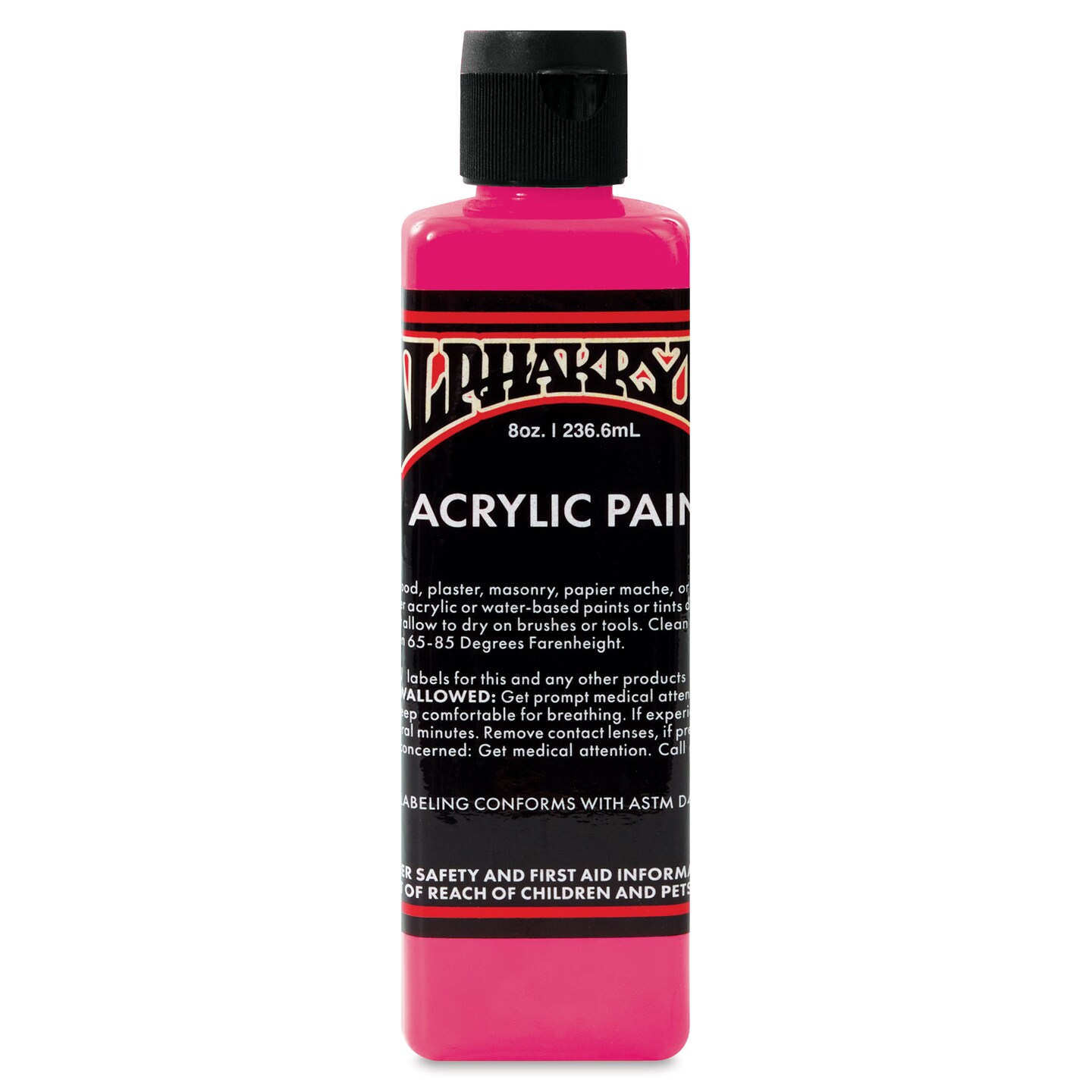 Alpha6 Alphakrylic Acrylic Paint - Electroshock Pink, 8 oz