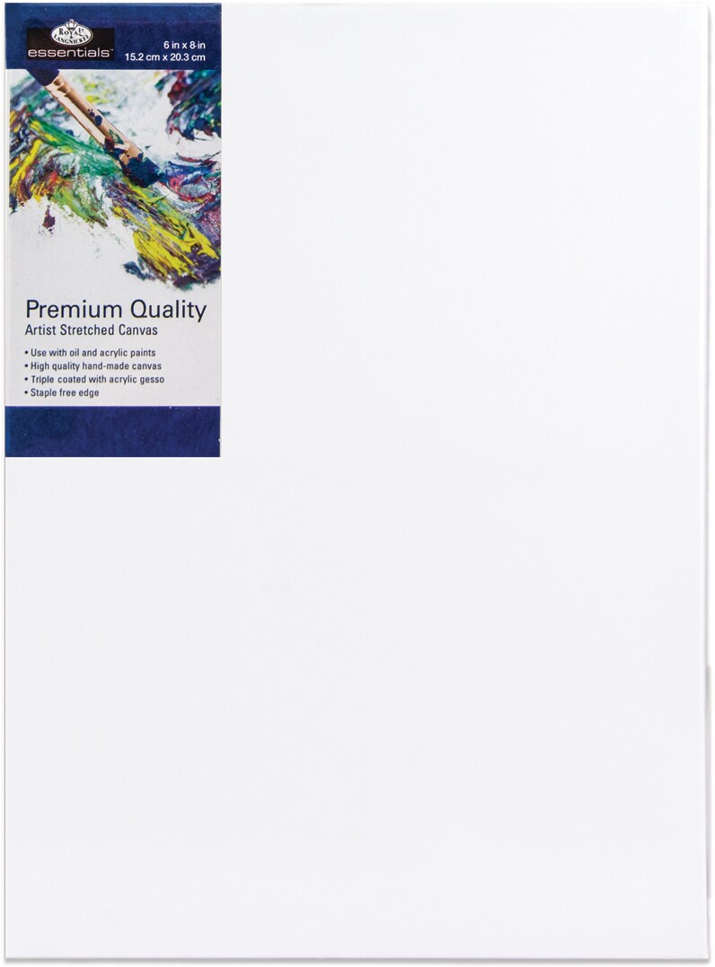 Royal Langnickel essentials(TM) Premium Stretched Canvas-6&#x22;x8&#x22;