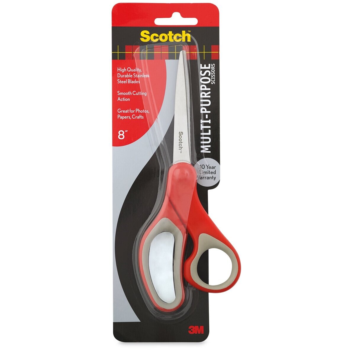 Scotch Multi-Purpose Scissors Great for Everyday Use Scissors – 8-In.