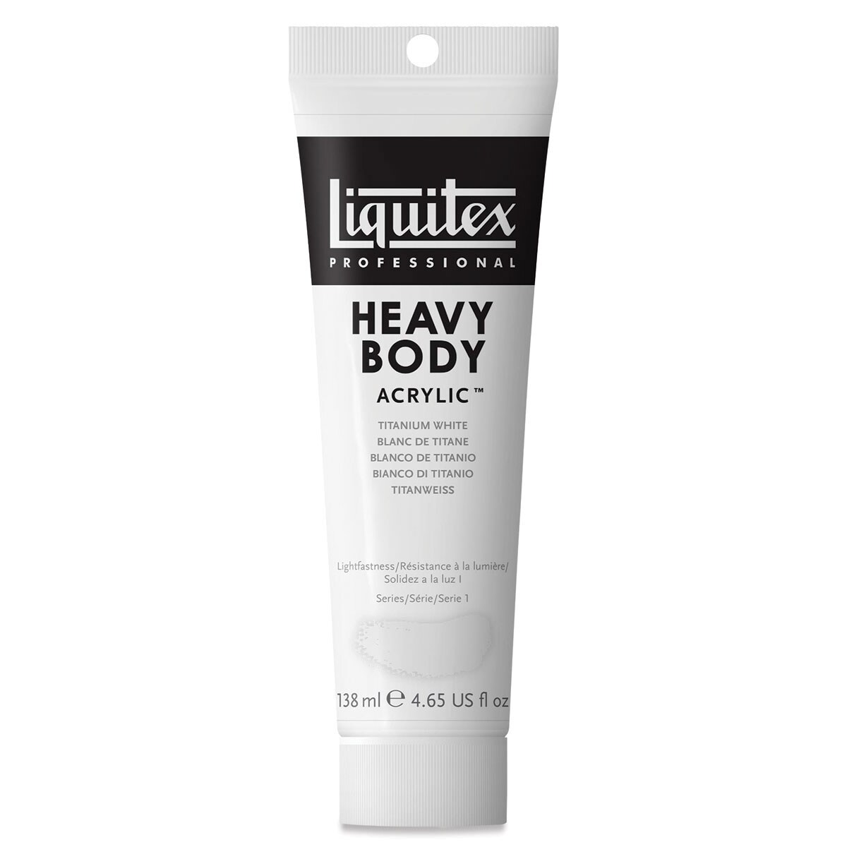 Liquitex Heavy Body Artist Acrylics - Titanium White, 4.65 oz Tube