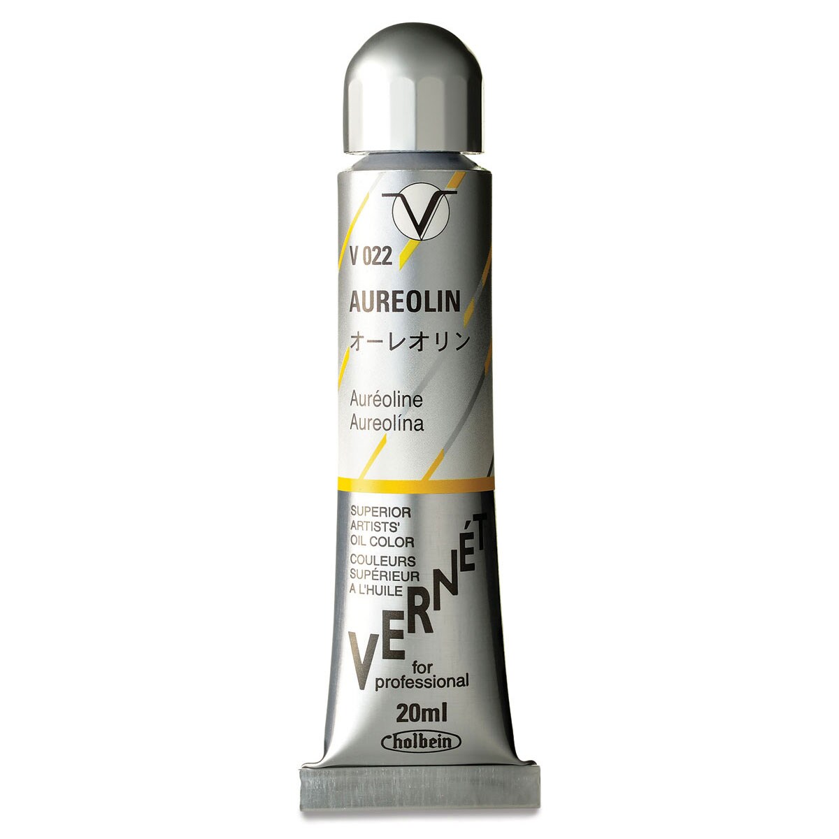 Holbein Vernét Superior Artists' Oil Color - Aureolin, 20 ml tube
