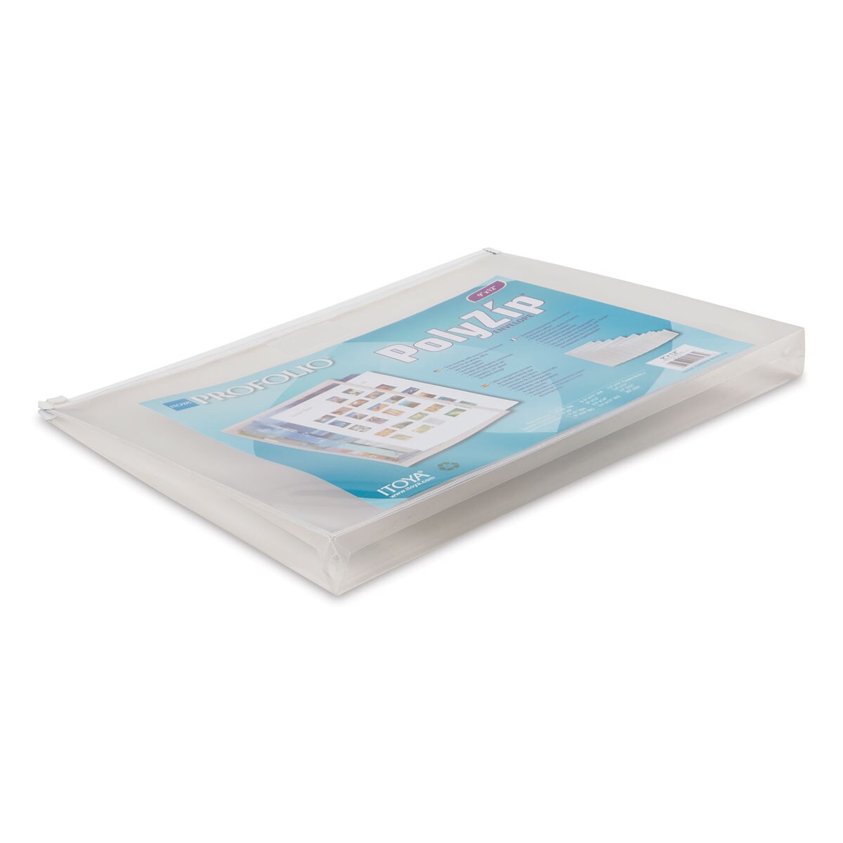 Itoya PolyZip Envelope - 12&#x22; x 9&#x22;, Clear
