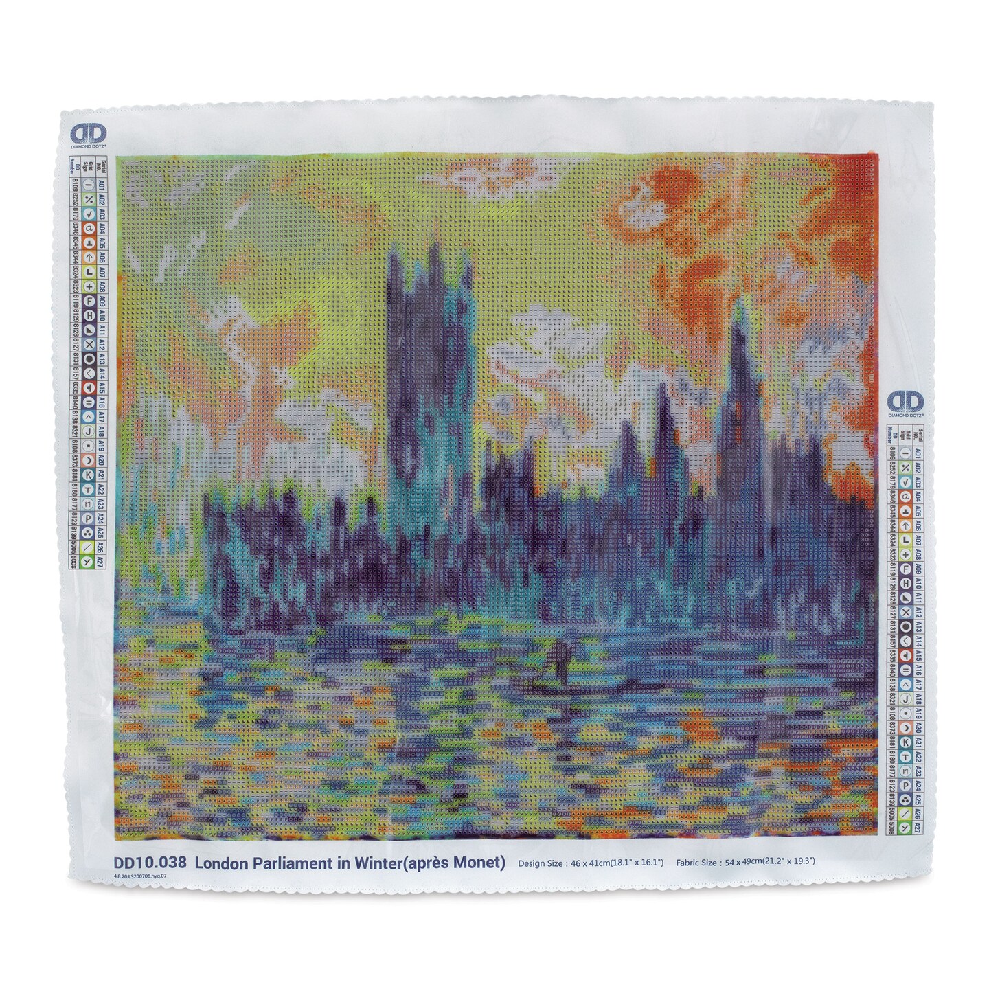 Diamond Dotz Diamond Painting Kit - London Parliament in Winter