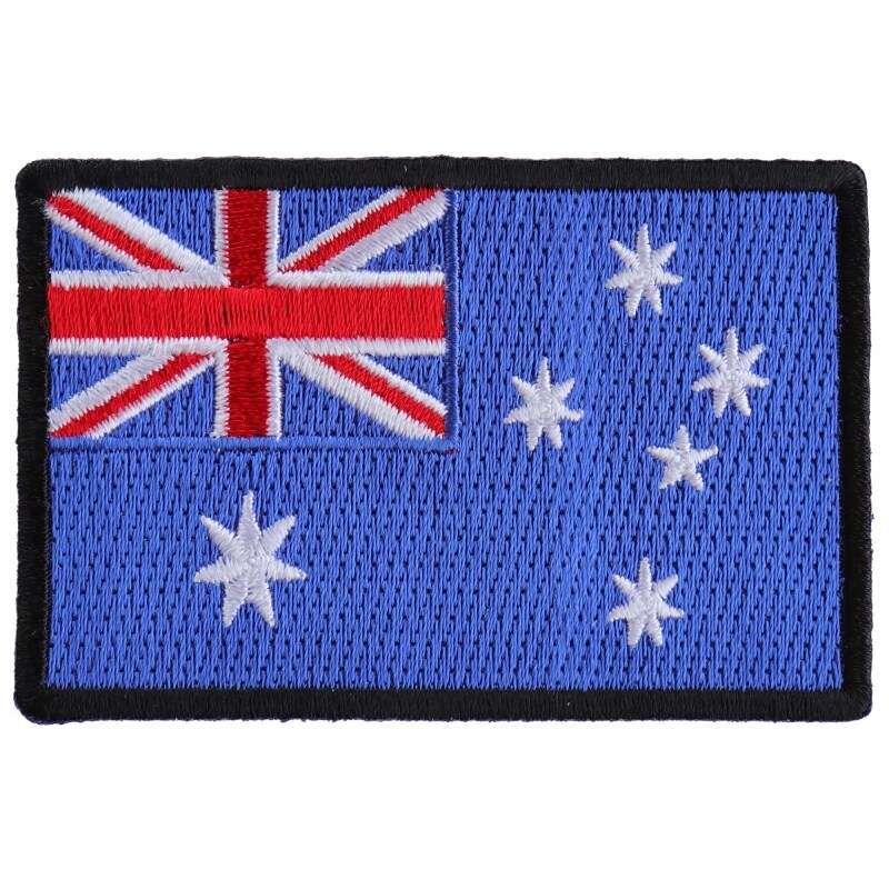Patch, Embroidered Patch (IronOn or SewOn), Australian Australia Flag