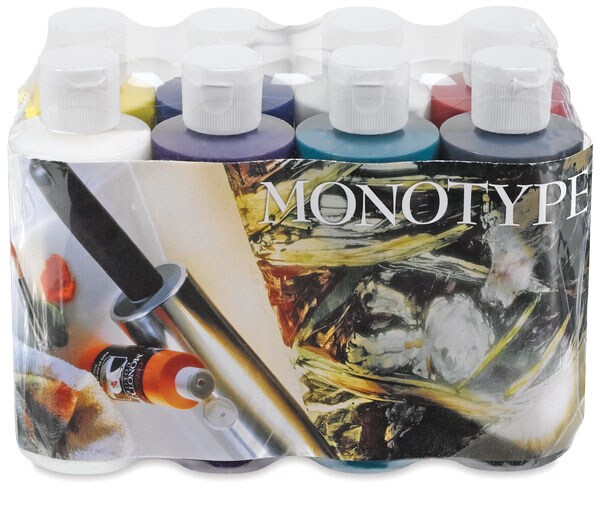Createx Monotype Colors - Sampler Set of 8,  4 oz bottles