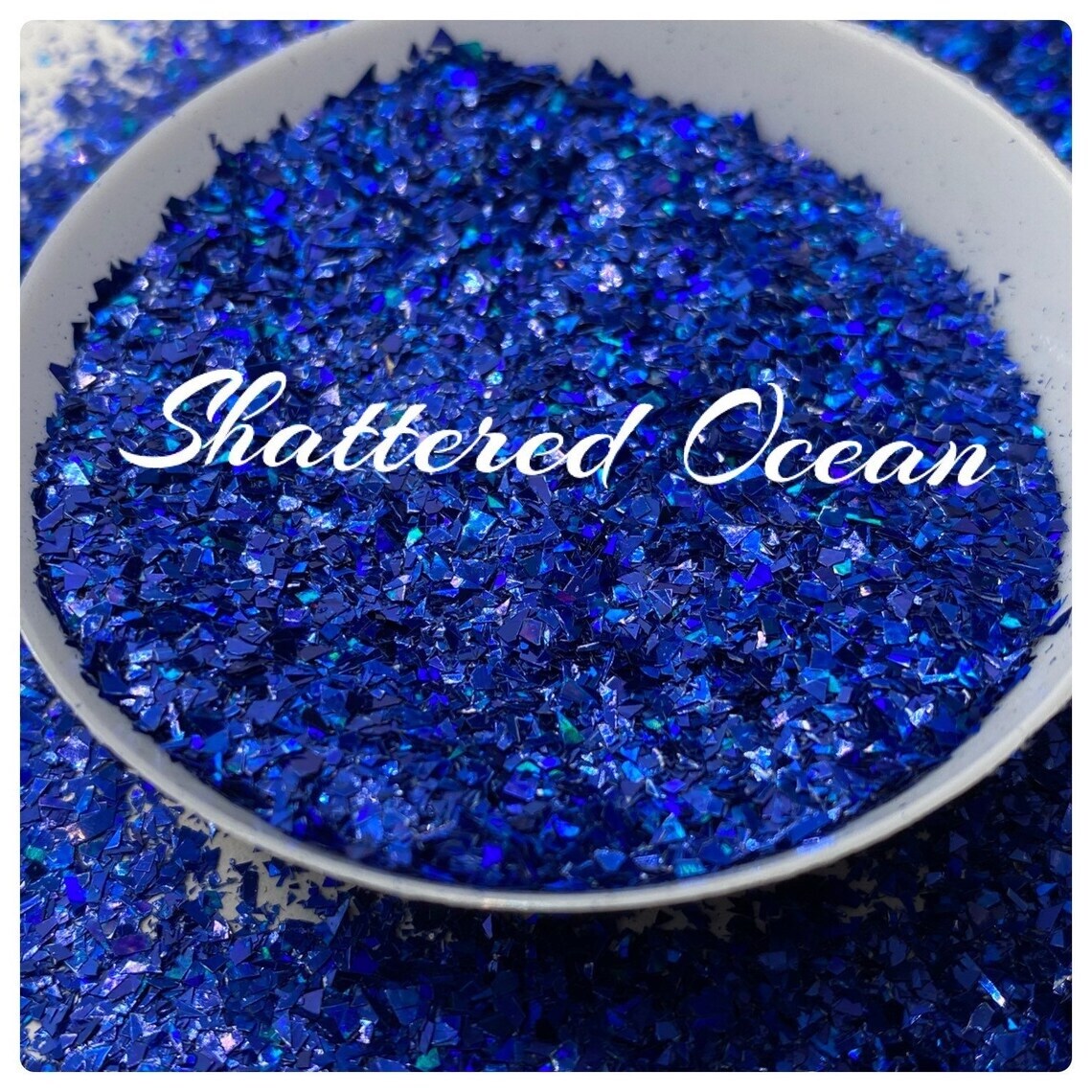 Shattered Ocean: Irregular Holo Flake 1oz by TwoFaced Glitters