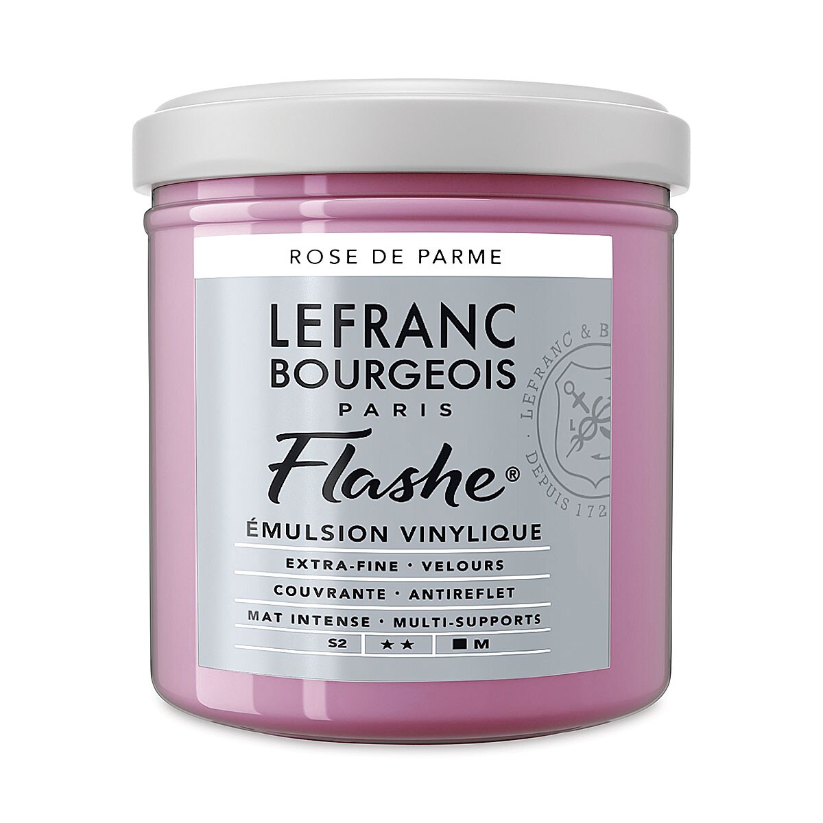 Lefranc &#x26; Bourgeois Flashe Vinyl Paint - Parma Pink, 125 ml jar