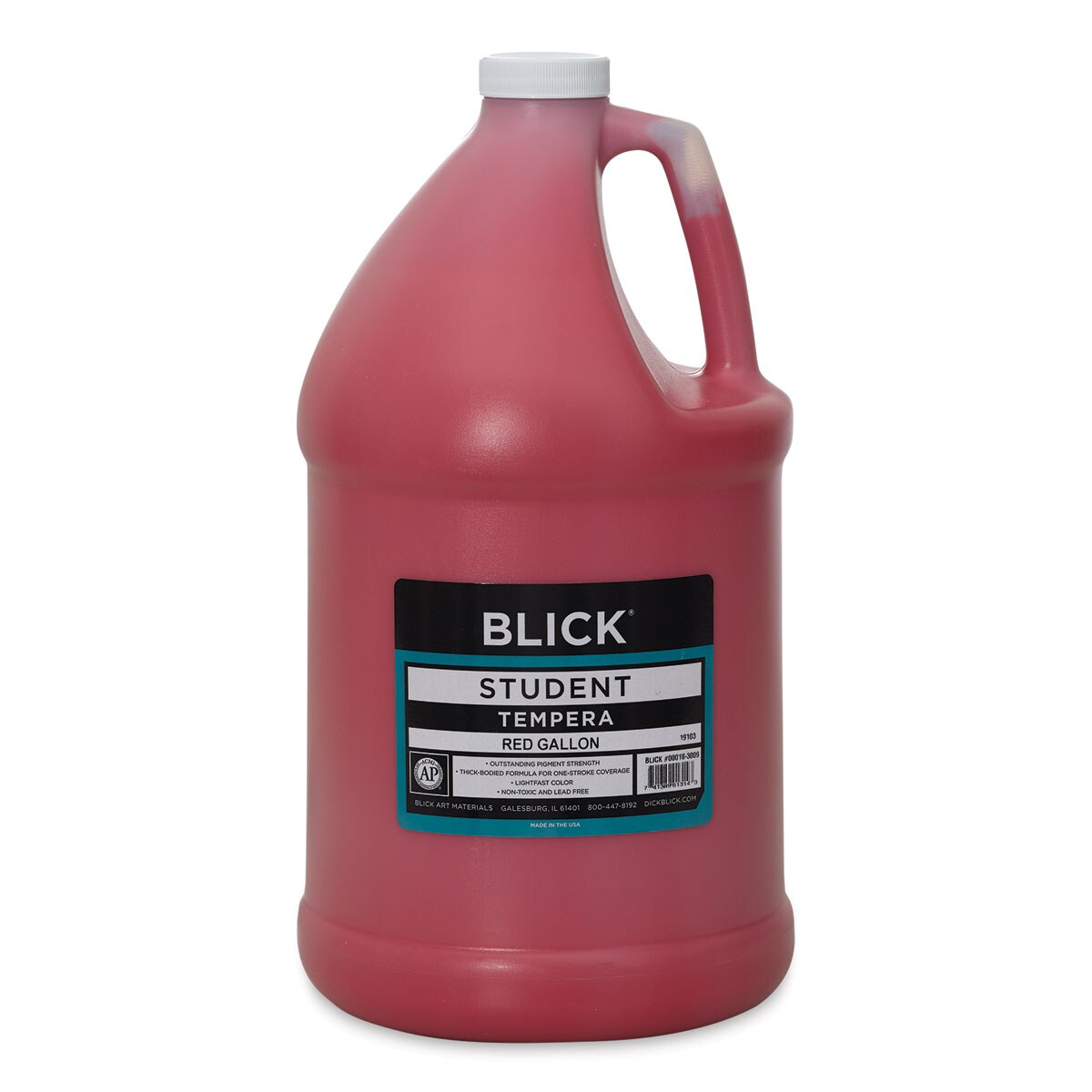 Blick Student Grade Tempera - Red, Gallon