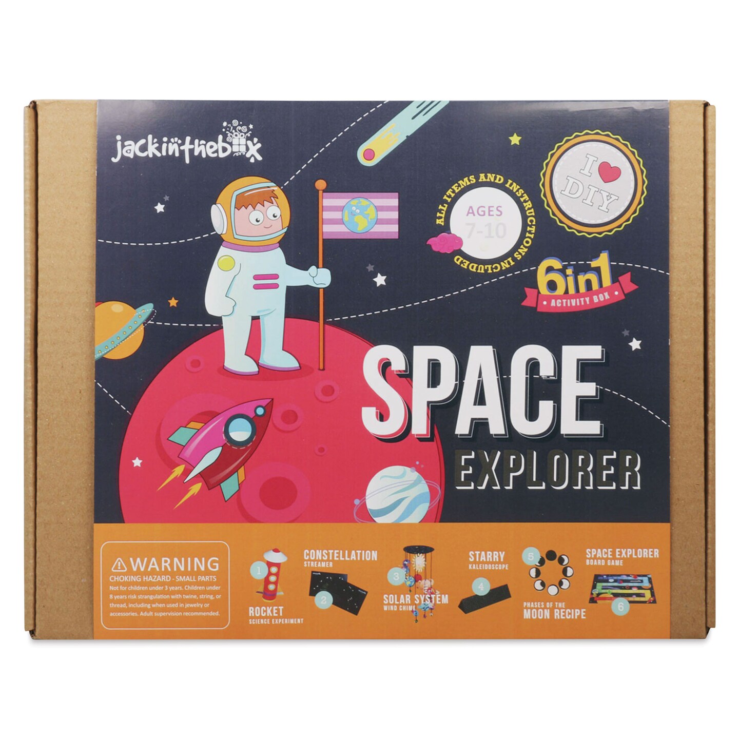 JackInTheBox 6-in-1 Activity Box Kit - Space Explorer