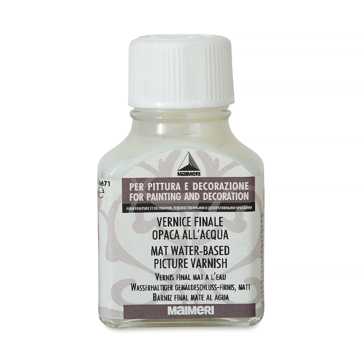 Maimeri Varnish - Water-Based Picture Varnish, Matte, 75 ml bottle