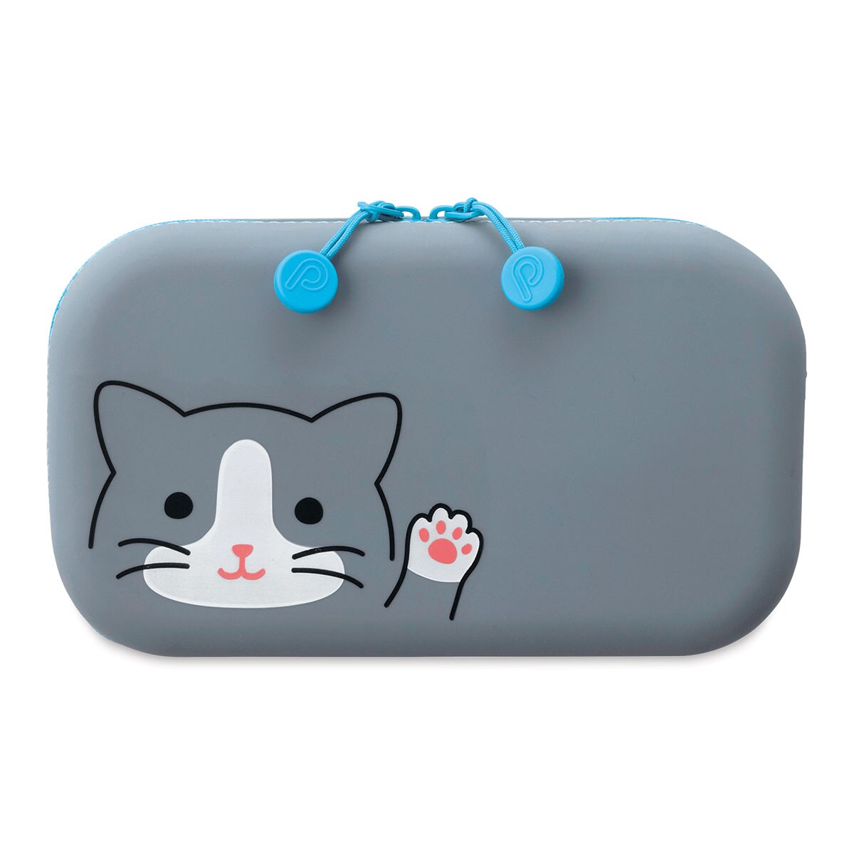 PuniLabo Gray Cat Zipper Pouch PuniLabo Gray Cat Zipper Pouch