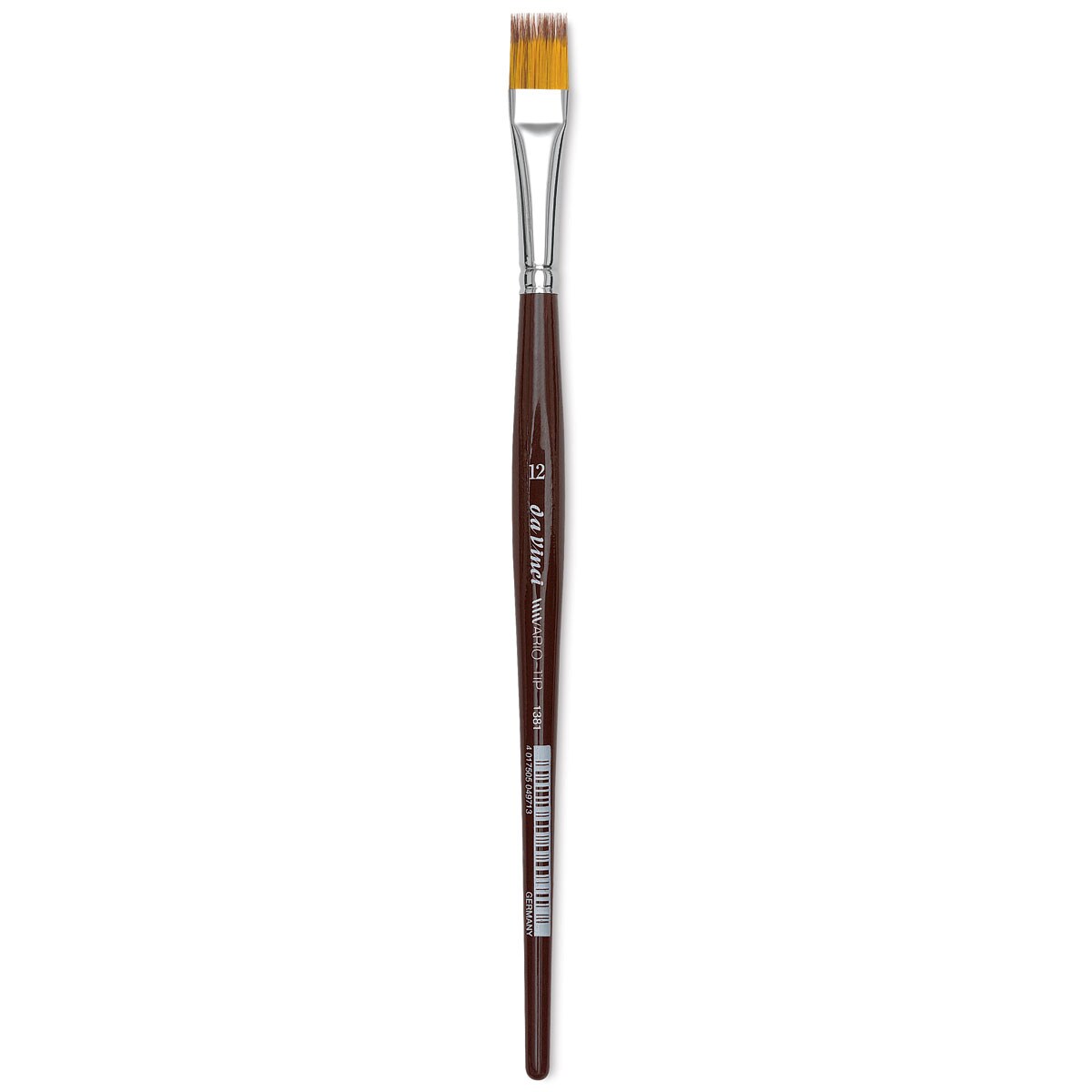Da Vinci Vario Tip Synthetic Brush - 1381 Flat, Size 12, Short Handle