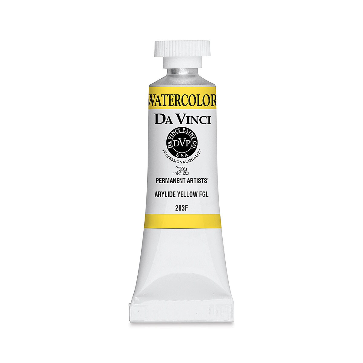Da Vinci Artists&#x27; Permanent Watercolor - Arylide Yellow, 15 ml tube
