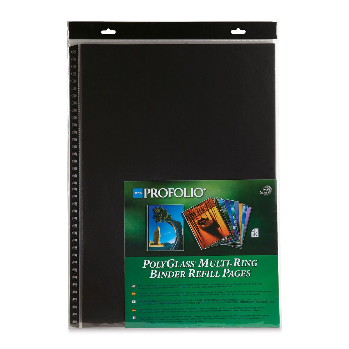 Itoya PolyGlass Refill Page Pack - 13&#x22; x 19&#x22;, Portrait, Pkg of 10