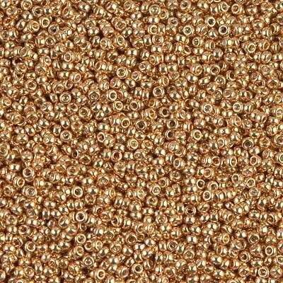 15/0 Metallic Gold Seed Beads (Tiny)