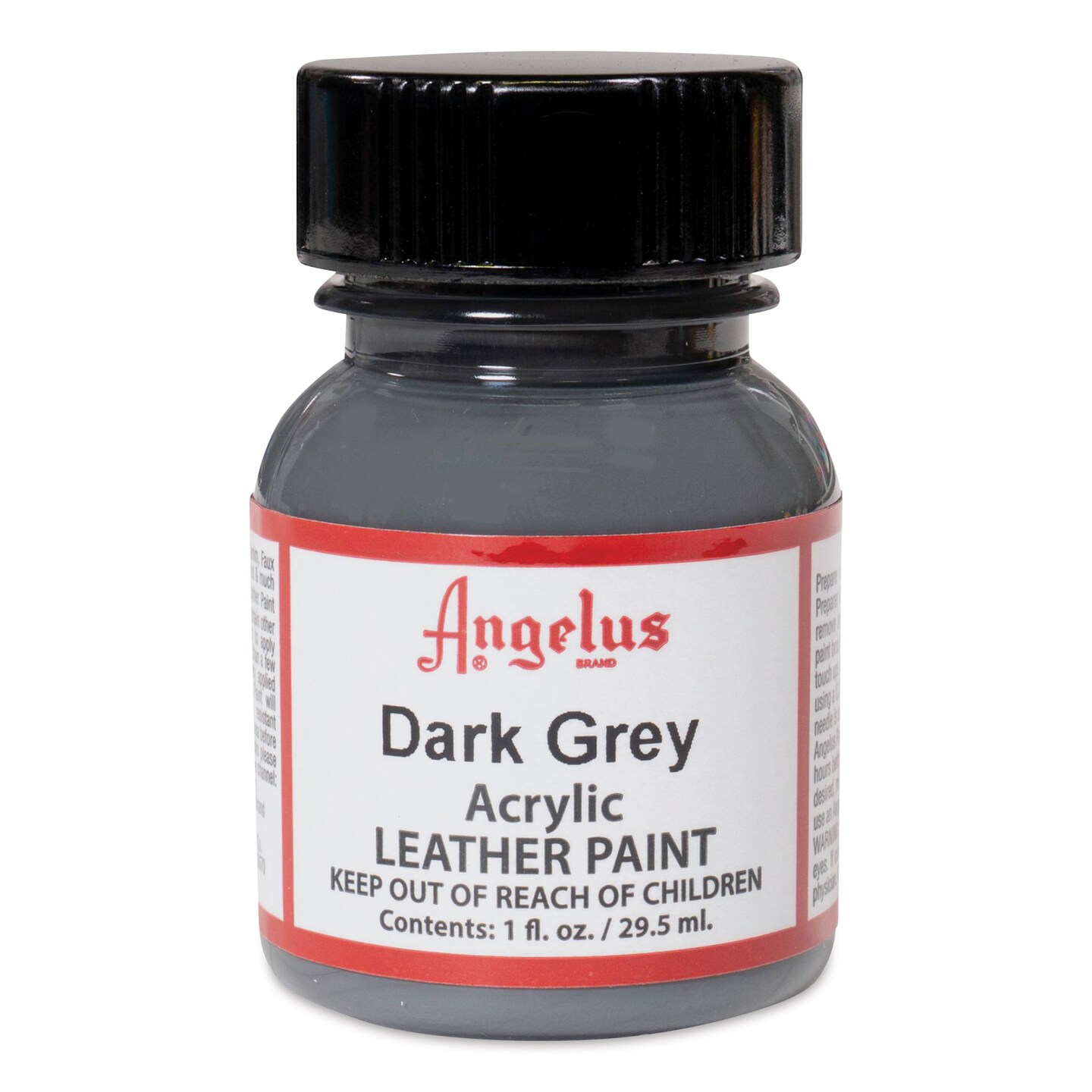 Angelus Acrylic Leather Paint - Dark Grey, 1 oz | Michaels