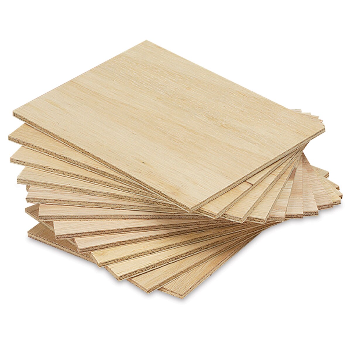 Wood Blocks - 12 Pieces, 6&#x22; x 8&#x22;, White