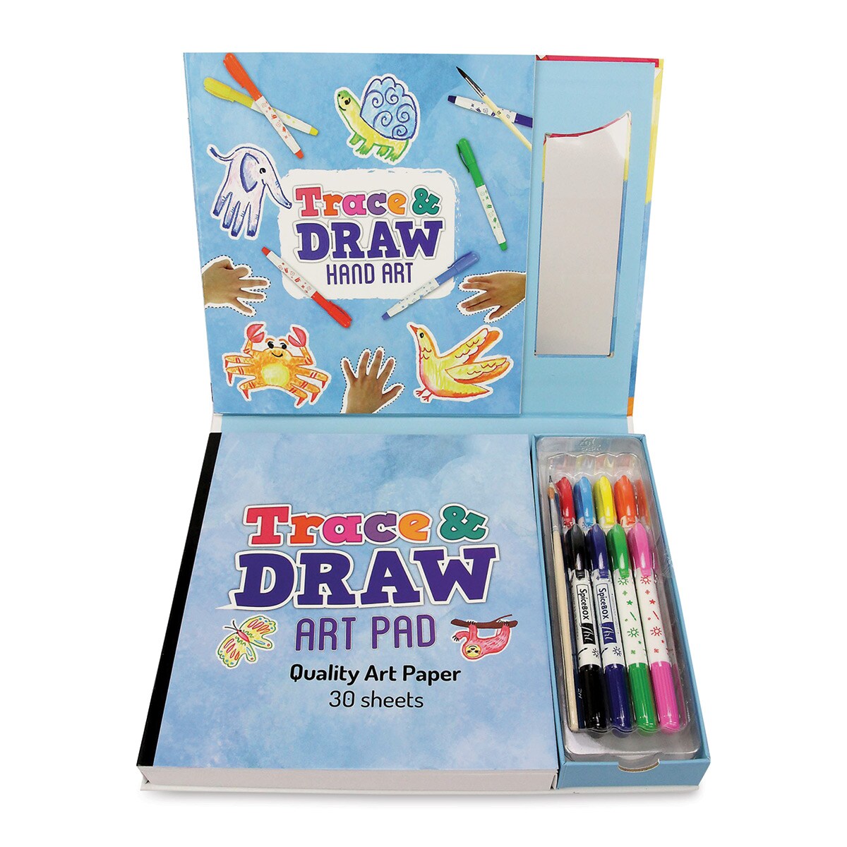 SpiceBox Imagine It! Trace and Draw Hand Art Kit Michaels