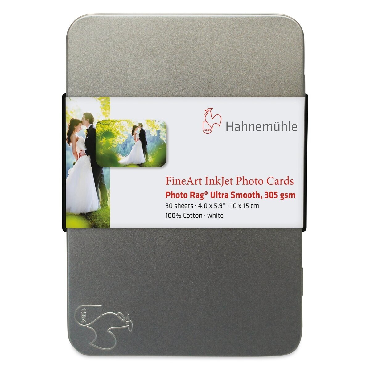 Hahnem&#xFC;hle Photo Rag Ultra Smooth Inkjet Photo Cards - 4&#x22; x 6&#x22;, Pkg of 30