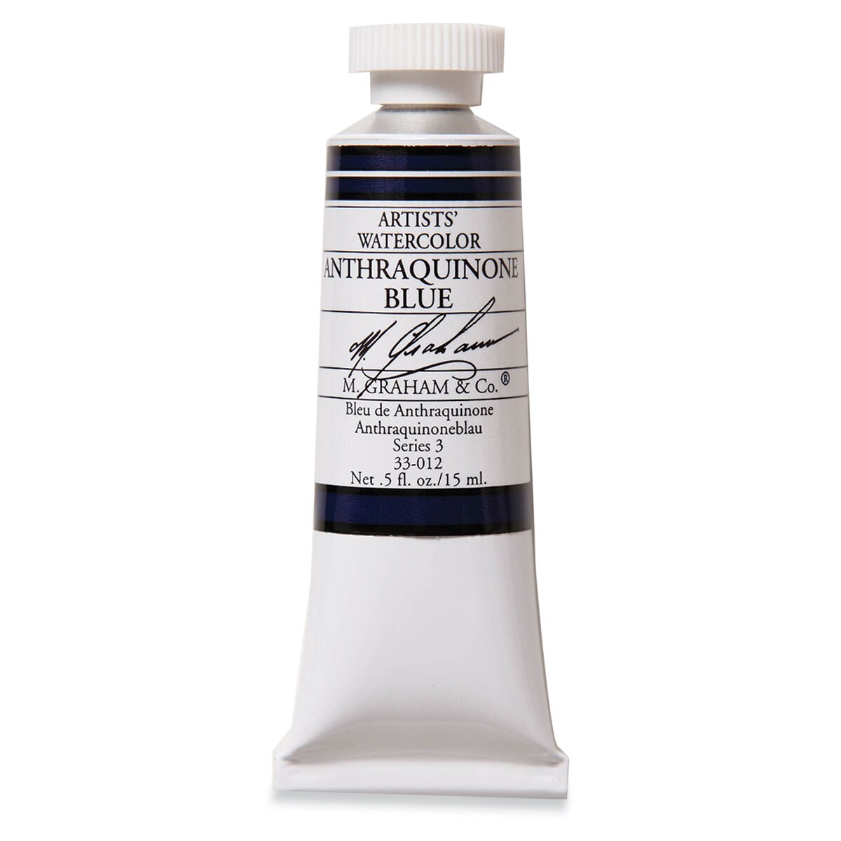 M. Graham Artists' Watercolor - Anthraquinone Blue, 15 ml tube
