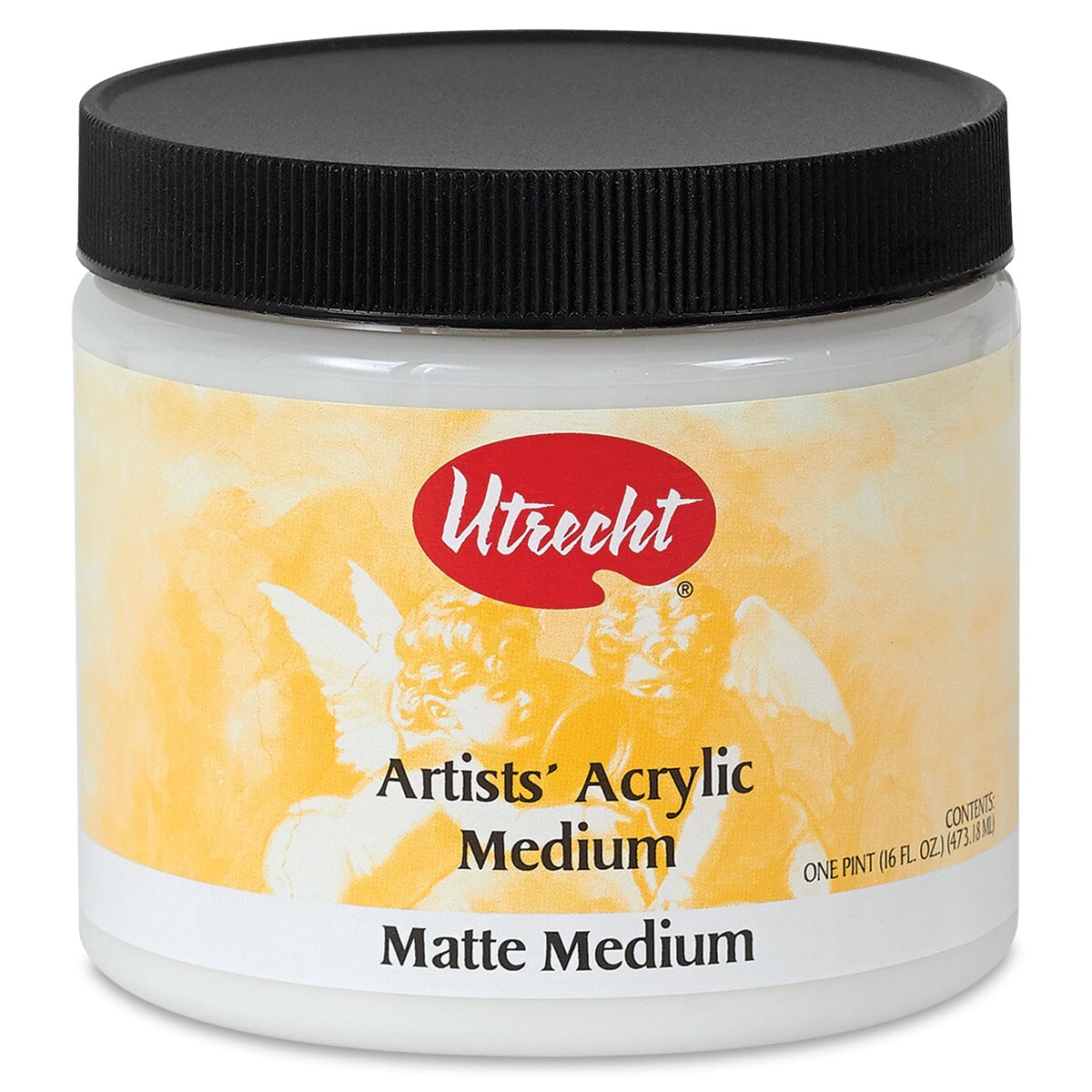 Utrecht Artists' Acrylic Fluid Medium - Matte Medium, 16 oz