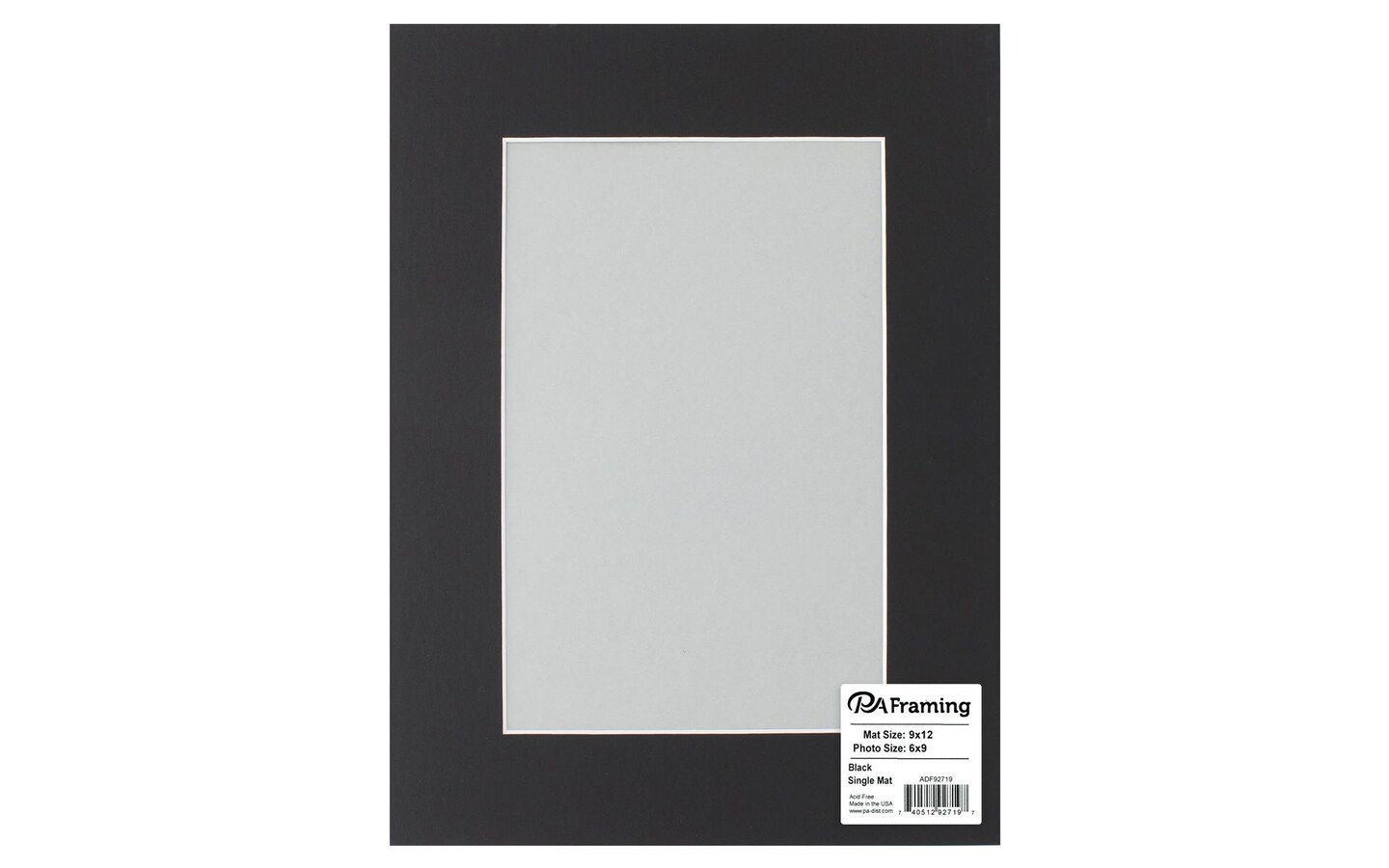 ADF Mat 9x12/6x9 WhtCore Black | Michaels