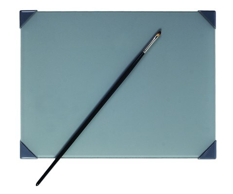 New Wave Posh Grey Glass Table Top Palette 9X12
