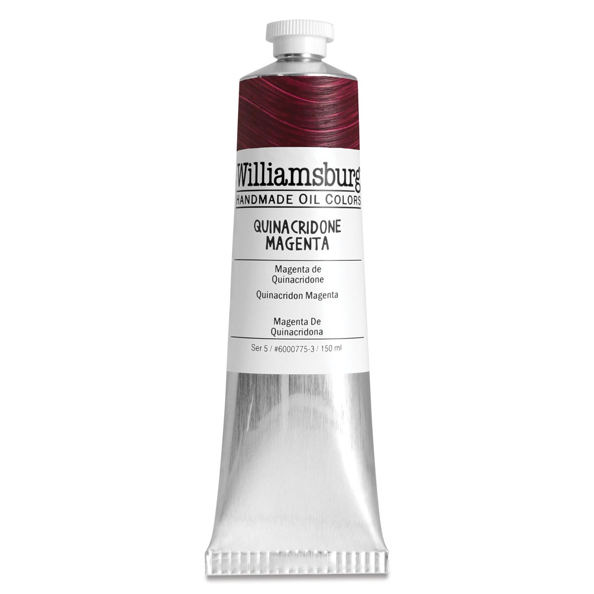 Williamsburg Handmade Oil Paint - Quinacridone Magenta, 150 ml tube