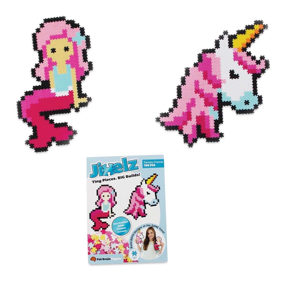 Fat Brain Toys Jixels - Fantasy Friends, 700 pieces