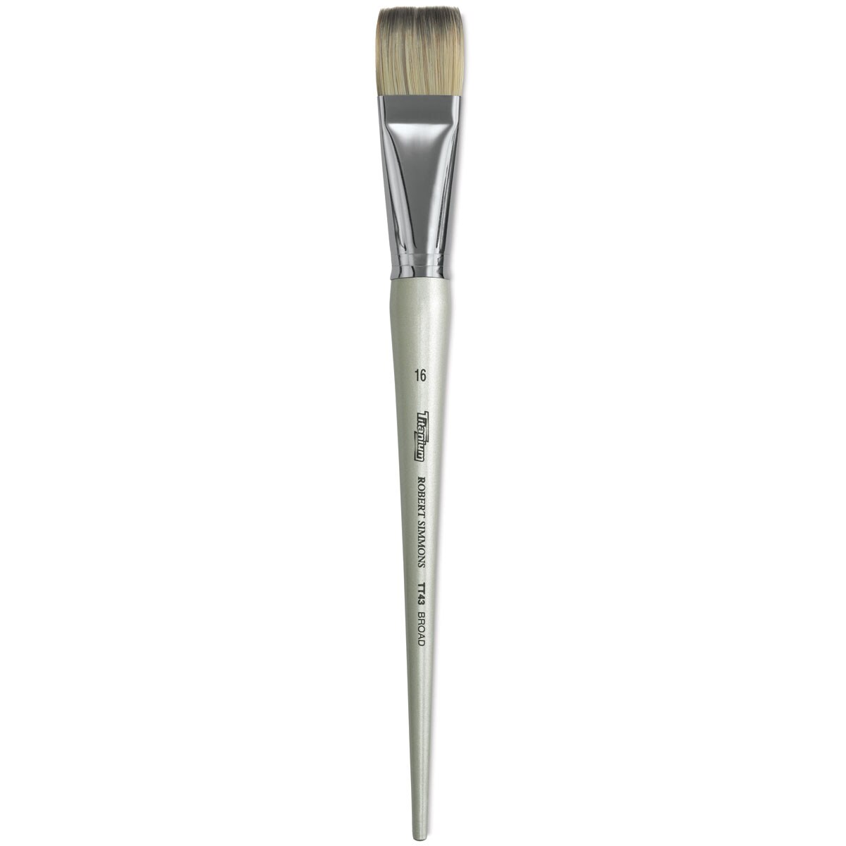 Robert Simmons Titanium Brush - Broad, Long Handle, Size 16 | Michaels