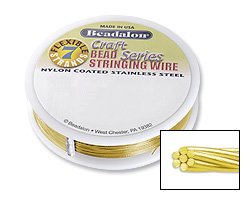 Beadalon Filo a 7 fili. 015 mm. Diametro 30 ft/Pkg-Bright