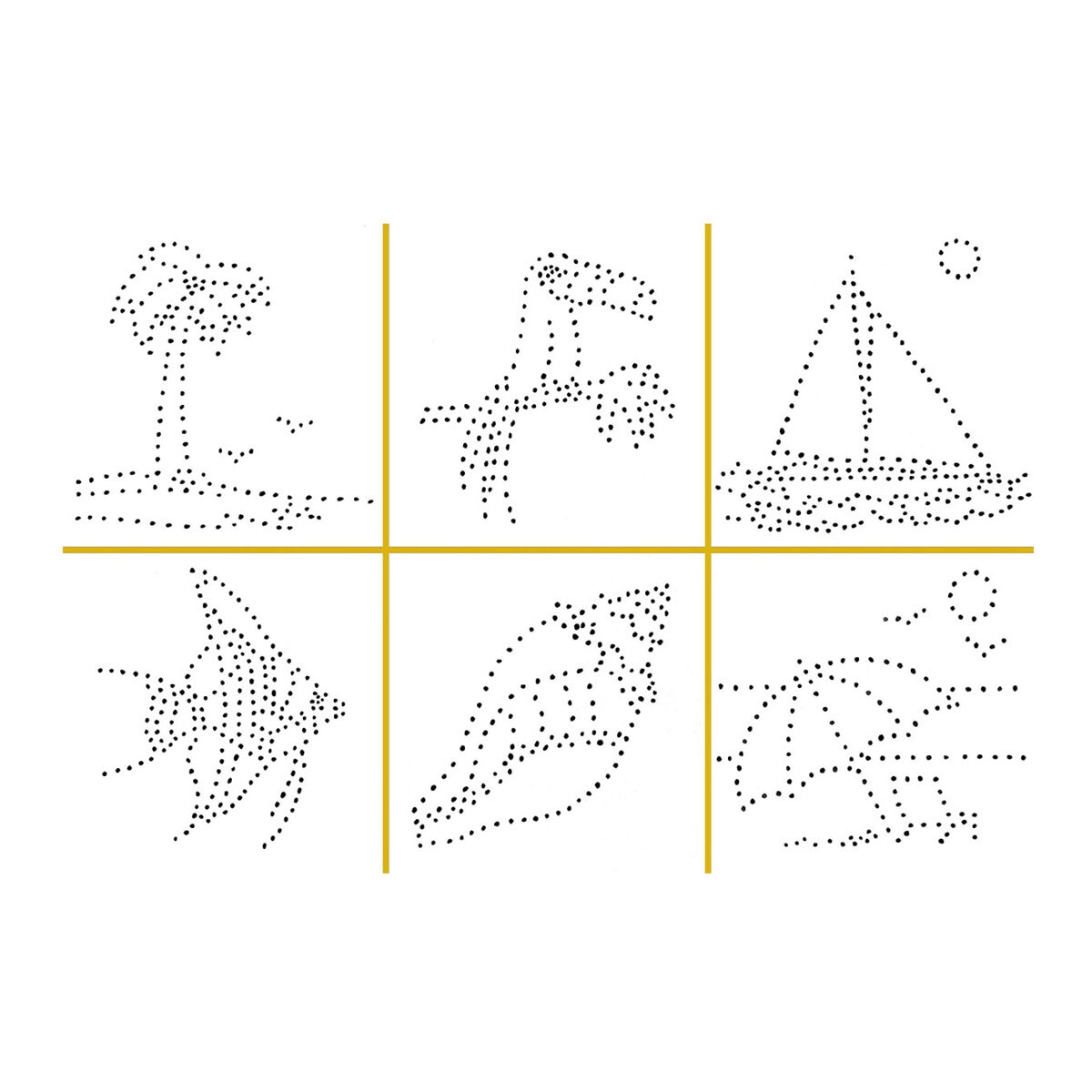 Metal Punch Group Pack - Mini Tropical Punch, Pack of 100