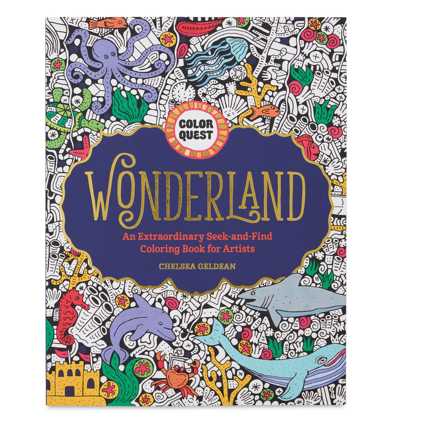 Color Quest Seek-and-Find Coloring Books - Wonderland
