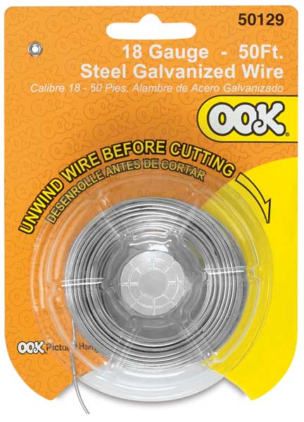 Ook Steel Galvanized Wire - 18 Gauge, 50 ft. - MICA Store